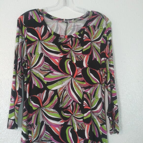 Westbound women's size S multicolored hi-low tunic blouse - Picture 2 of 13